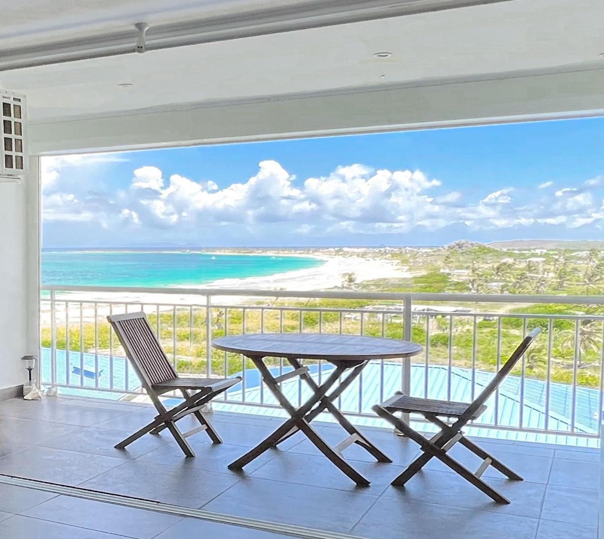 Top Floor Unit 520 Ft2 - 48 M2 With Stunning Dominant View On Ocean, St Barth, Orient Bay Cul de Sac Εξωτερικό φωτογραφία