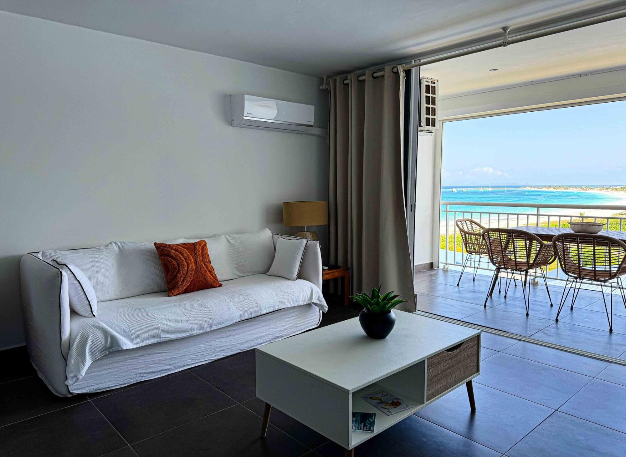 Top Floor Unit 520 Ft2 - 48 M2 With Stunning Dominant View On Ocean, St Barth, Orient Bay Cul de Sac Εξωτερικό φωτογραφία